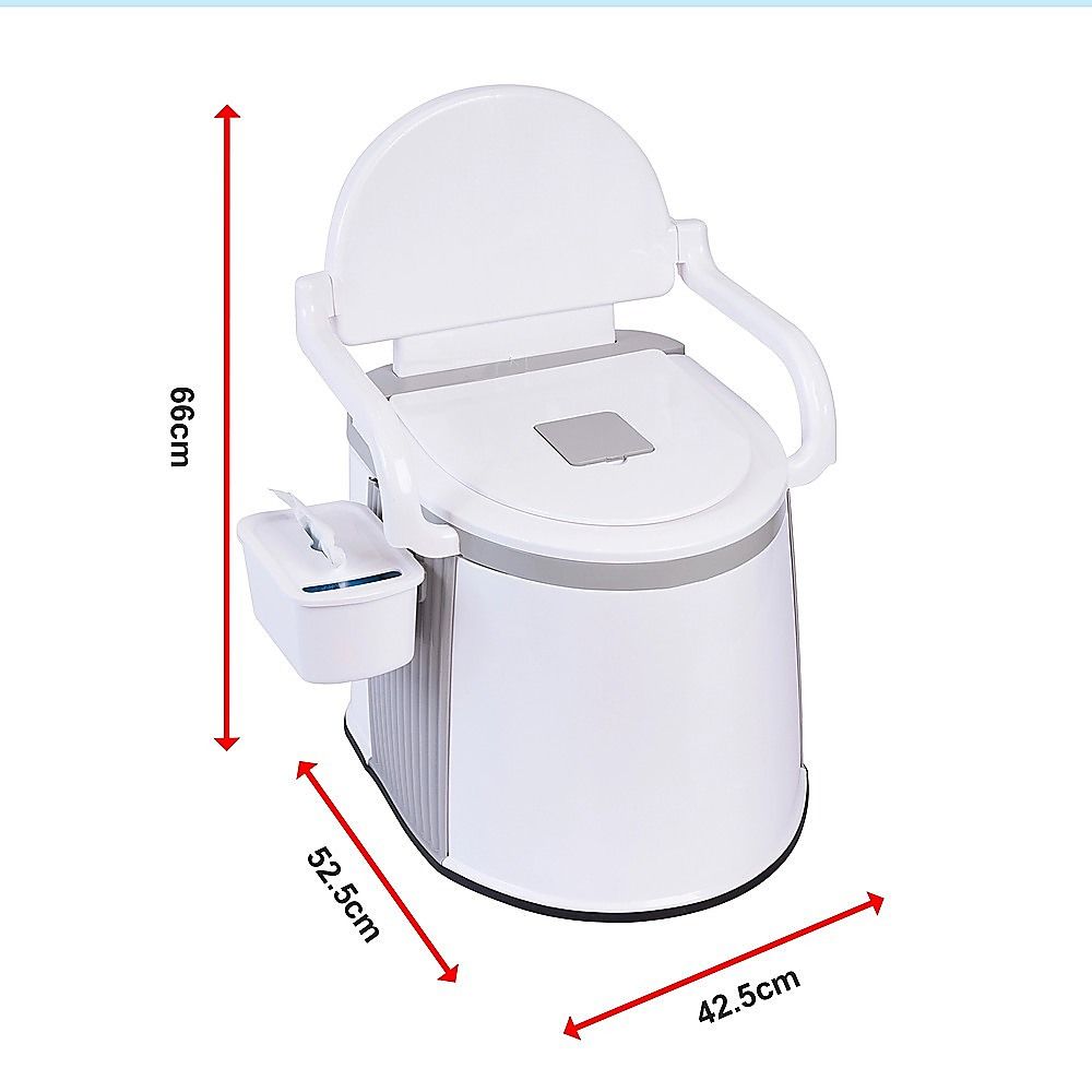 19L Camping Portable Toilet Travel Outdoor/Indoor Commode Potty