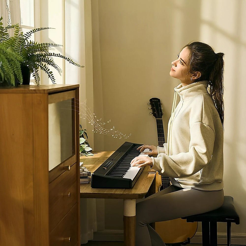 Folding Digital Piano 88 Key Velocity-Sensitive + Carry Case Pedal