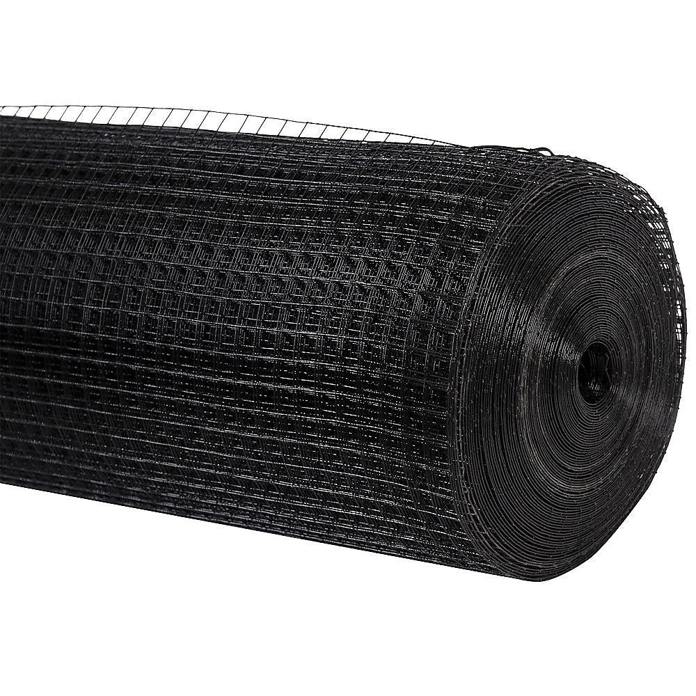 30m Black Chicken Wire Mesh Roll – Aviary & Garden Fencing