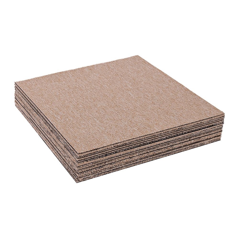 Carpet Tiles – Pack of 20 Beige Squares Covering Up to 5m²