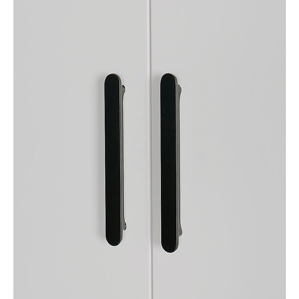 3 Door White Gloss Wardrobe 04