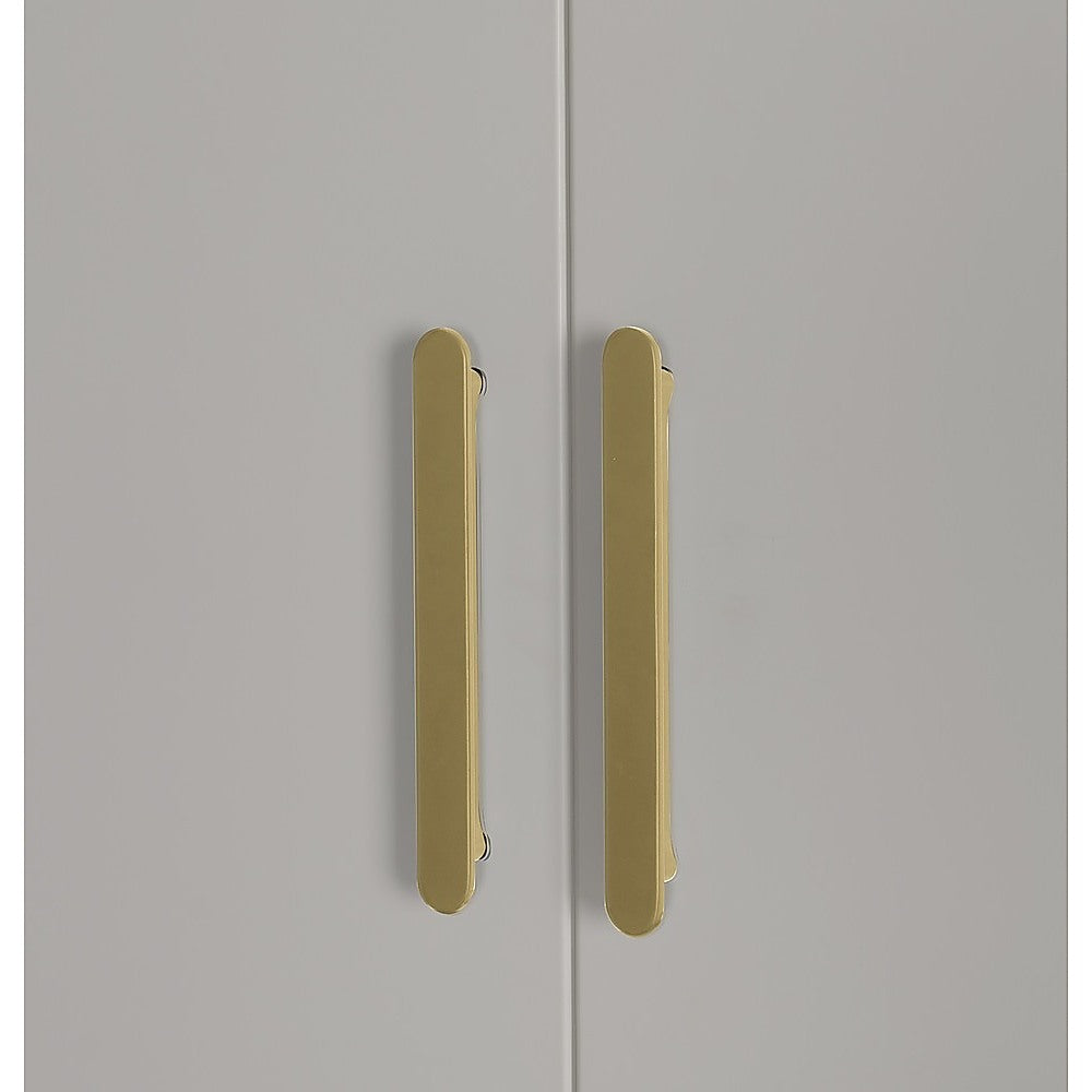 3 Door White Gloss Wardrobe 07