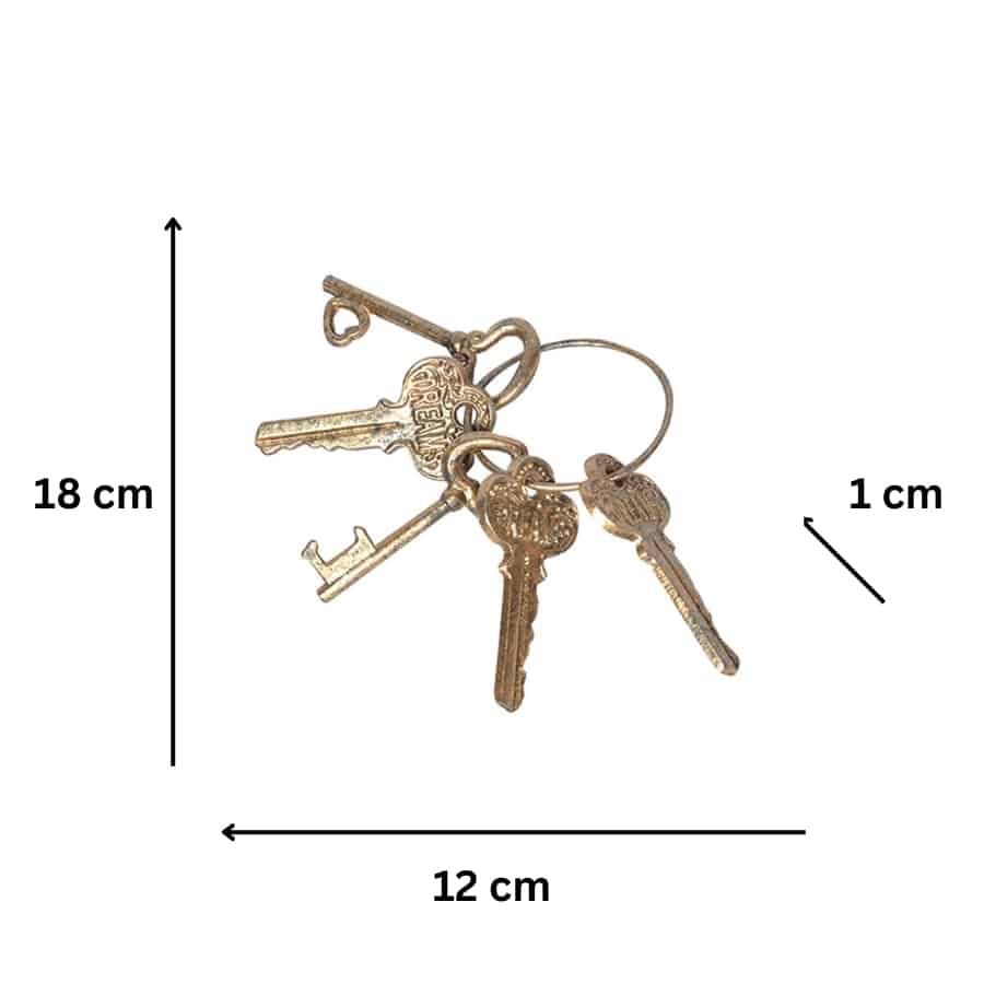 Antique Gold Love Dream Key Bunch 18cm