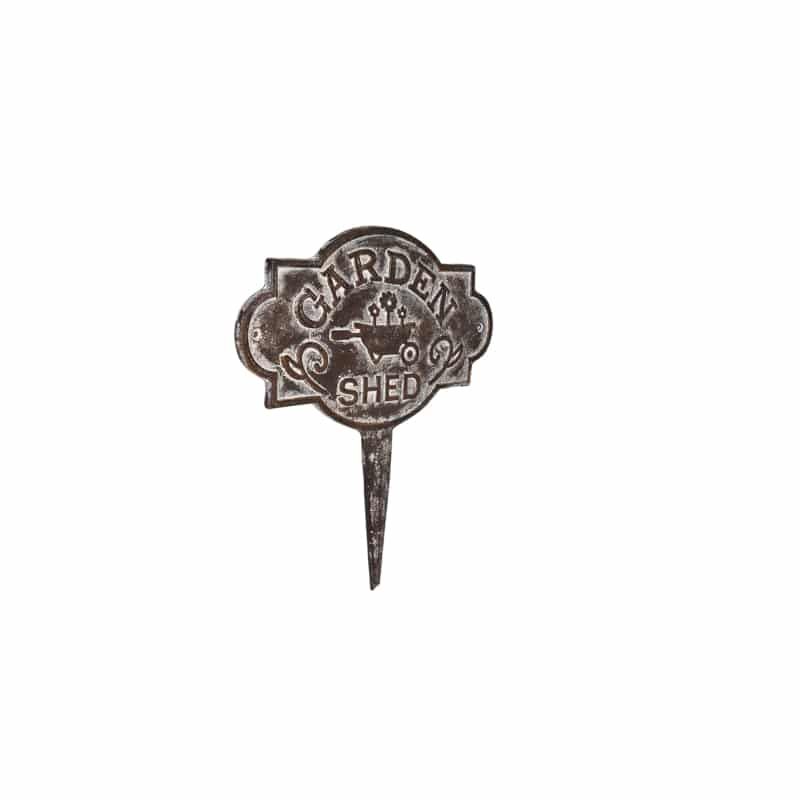Garden Shed Cast Iron Stake 29cm