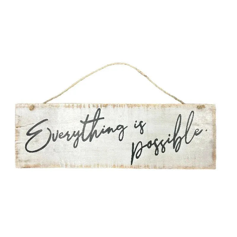 Everything Is Possible Wall Art 60x20cm