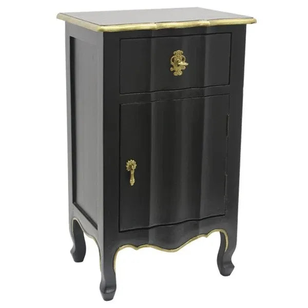 Dynasty 1 Drawer / 1 Door Bedside Table 65cm