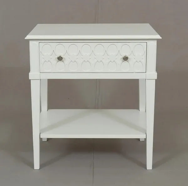 Kioloa Bedside Table w 1 Drawer 70cm