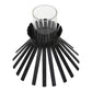 Eclipse Slatted Pillar Candleholder 23x21cm