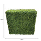 Mixed Boxwood Hedge UV Resistant 75cm Long x 75cm High