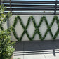 Artificial Extendable Hanging Flowering White Eucalyptus Vine UV Resistant 55cm