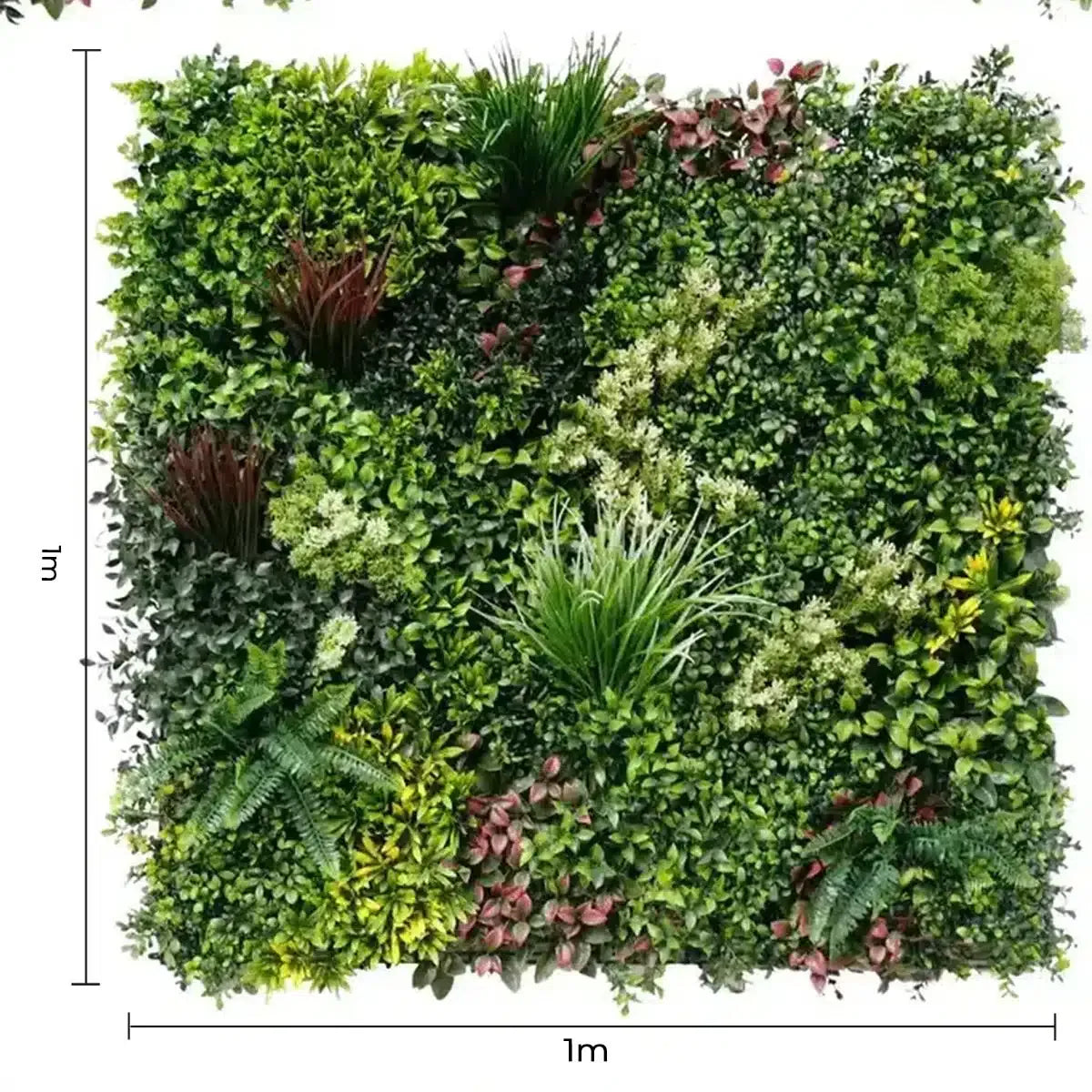 Luxury Triptych Vertical Garden / Living Wall Set 3 of Pieces 1m x 1m (3 SQM Set) UV Resistant