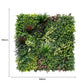 Luxury Triptych Vertical Garden / Living Wall Set 3 of Pieces 1m x 1m (3 SQM Set) UV Resistant