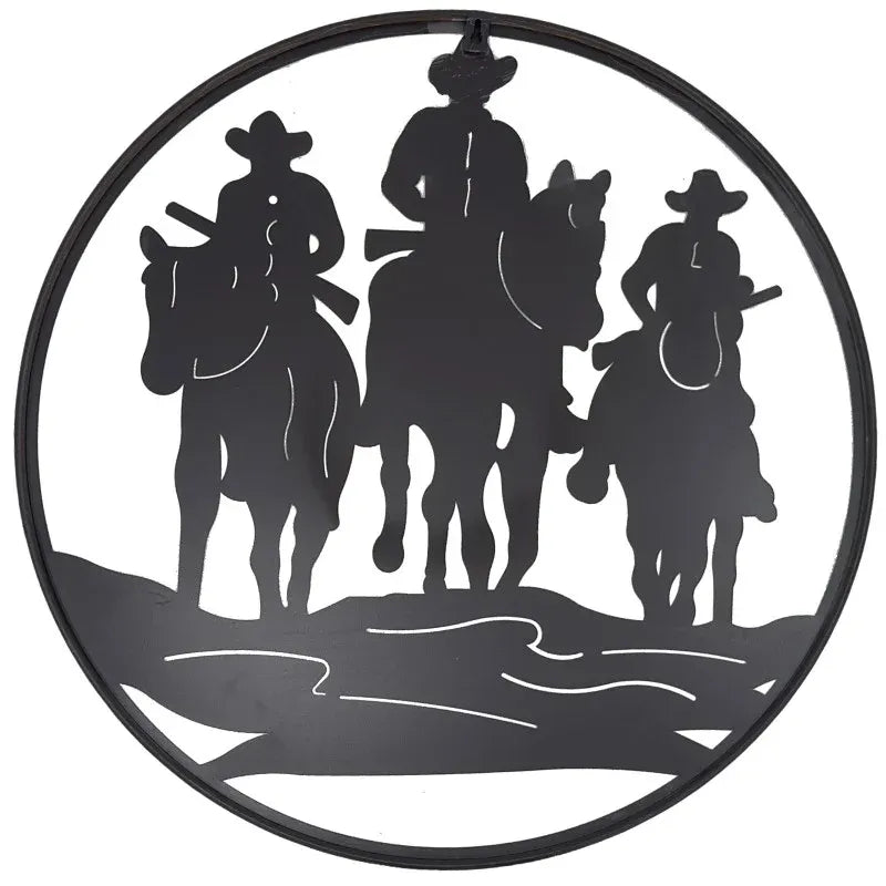 Wild West Metal Wall Art 60cm