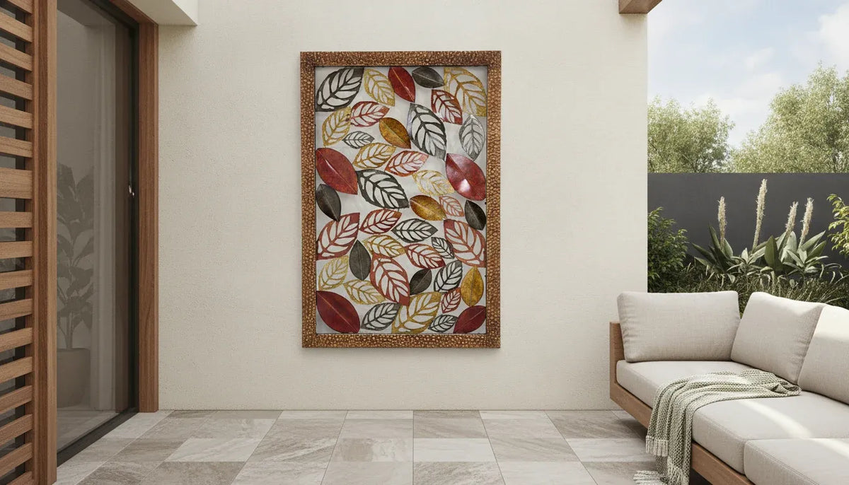 Leaves Wall Art Extra Large 152x102cm