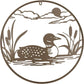 Round Duck Metal Wall Art 44x46cm