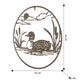 Round Duck Metal Wall Art 44x46cm