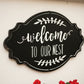 Home Sweet Home Metal Sign 22x50cm