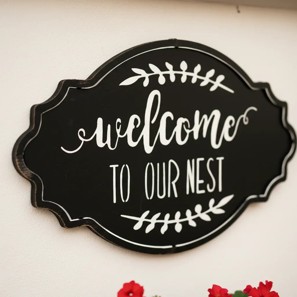 Home Sweet Home Metal Sign 22x50cm