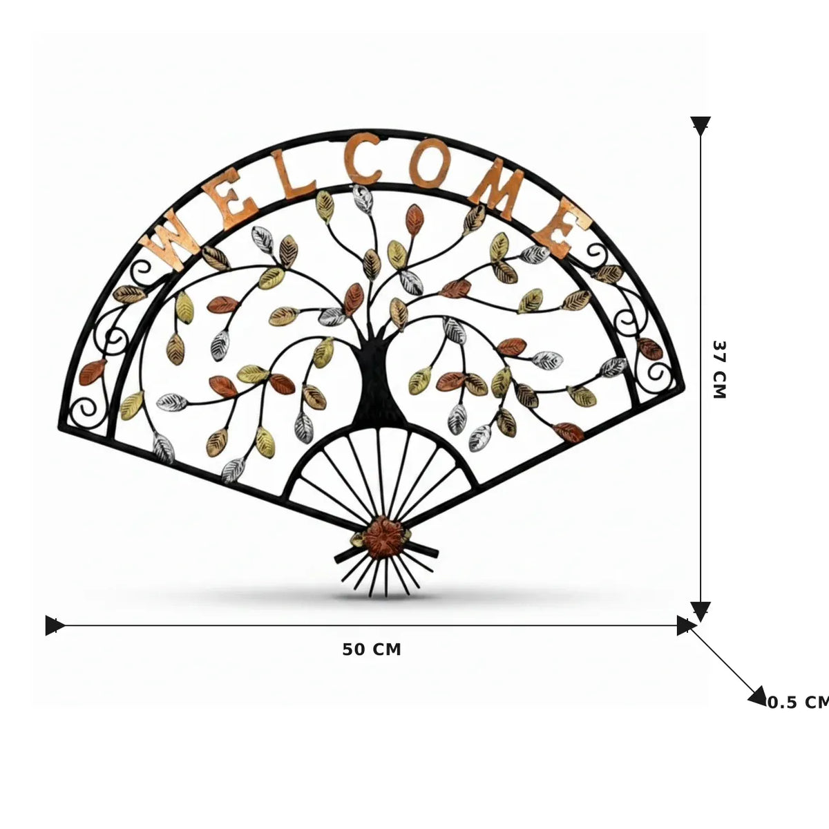Fan Tree Wall Art 50x37cm