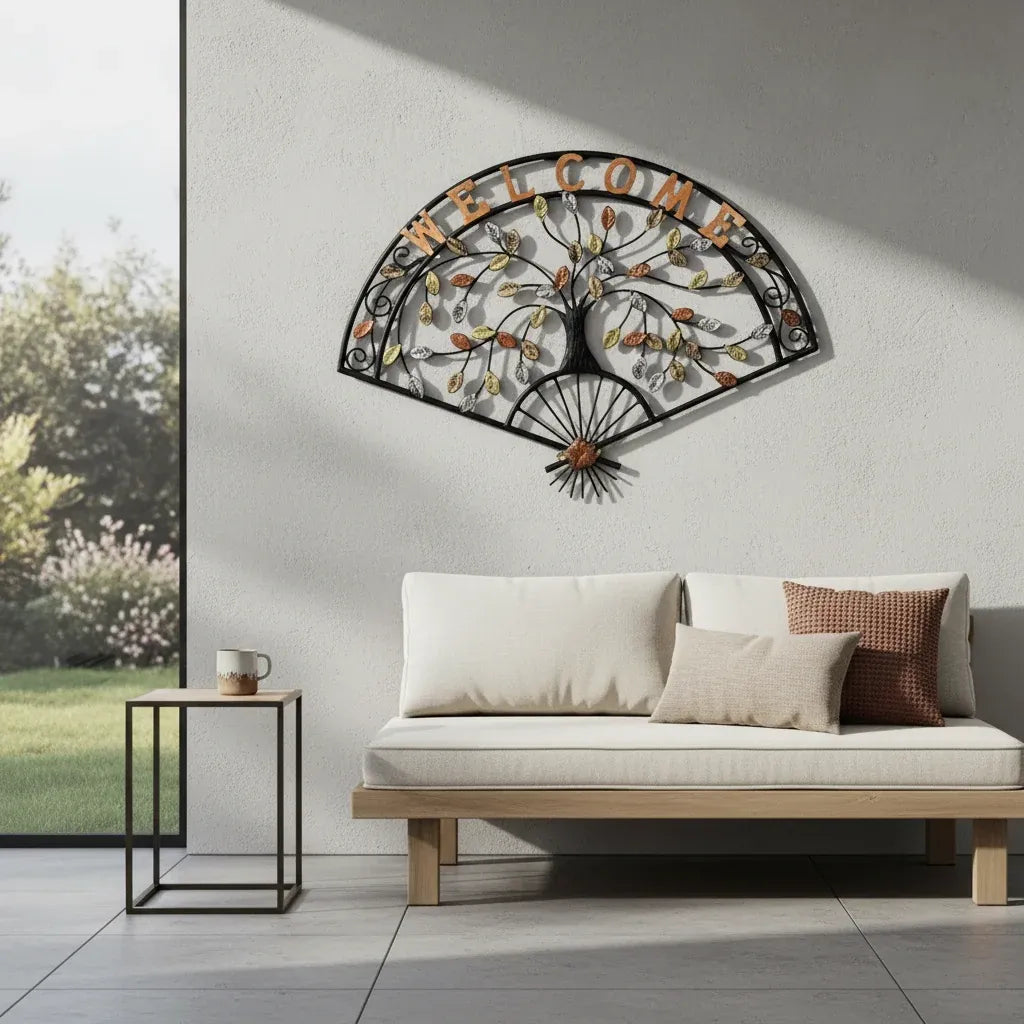 Fan Tree Wall Art 50x37cm