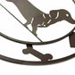 Round Dachshund Metal Wall Art 40cm