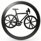 Bulk 4 Round Bike & Cog Wall Art 45cm