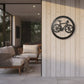 Bulk 4 Round Bike & Cog Wall Art 45cm