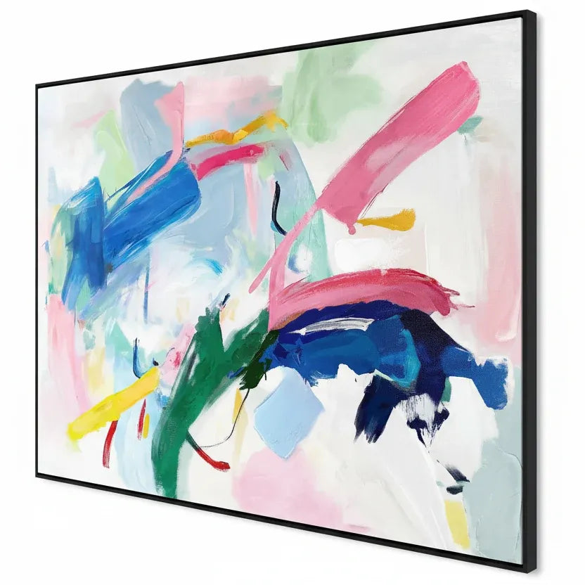 Too Much Fun Framed Artwork 120x80cm