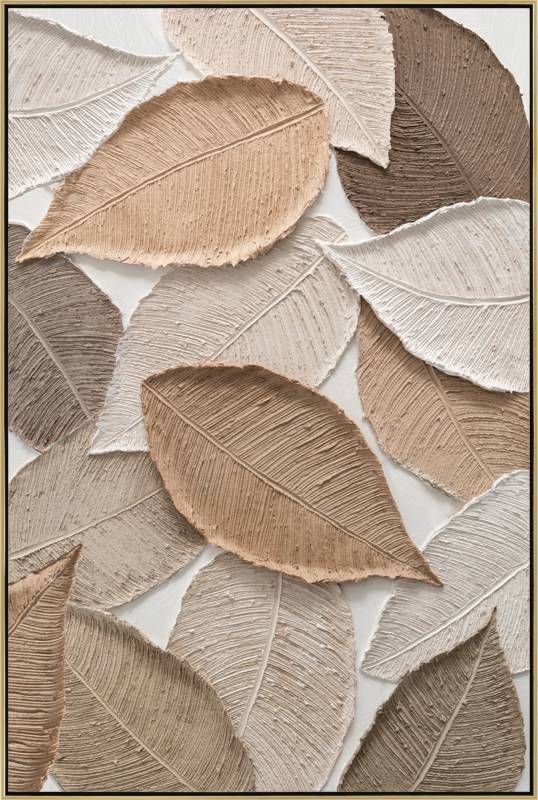 Modern Leaves Artwork 120x80cm