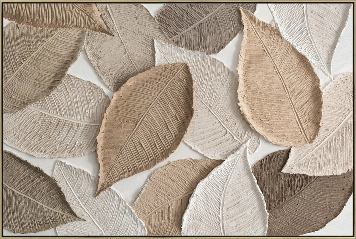 Modern Leaves Artwork 120x80cm