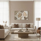 Modern Leaves Artwork 120x80cm