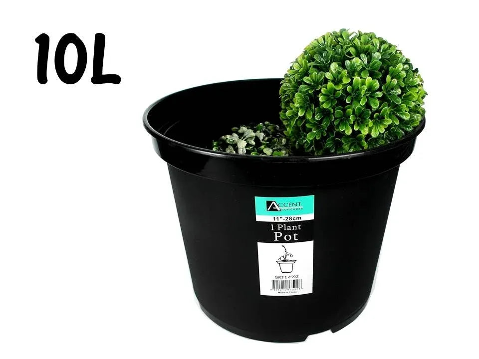 bulk 24 Large Garden Planter Pots 10Lt 28cm