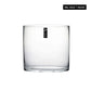bulk 6 Glass Cylinder Decorative Vase 15cm
