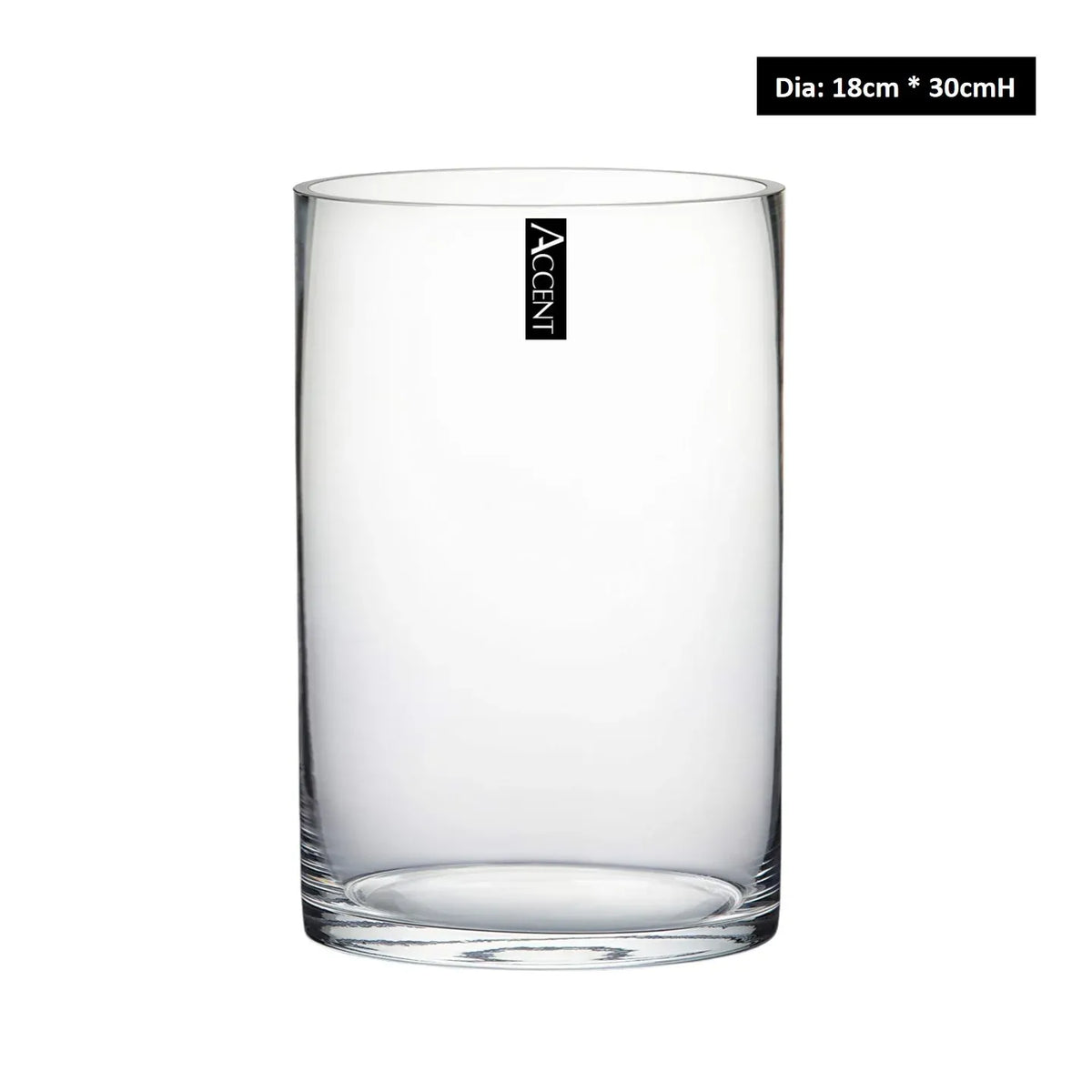 bulk 4 Glass Cylinder Vase 30cm