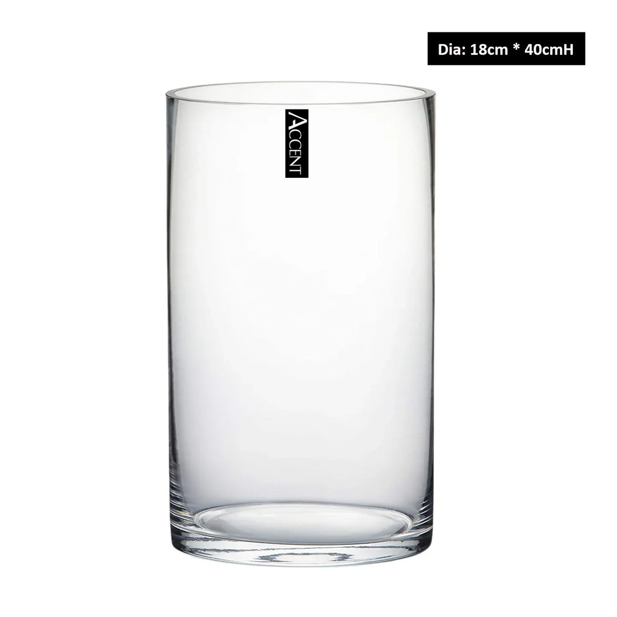 bulk 4 Glass Cylinder Vase 40cm