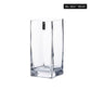 bulk 12 Glass Decorative Square Vase 20cm