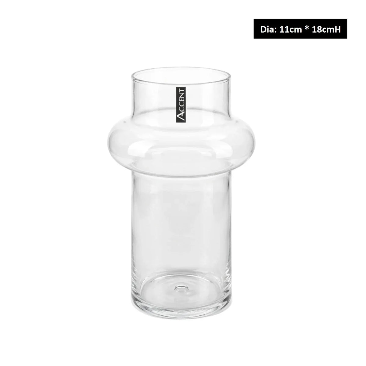 bulk 20 Tina Glass Vase Limited Batch 18cm