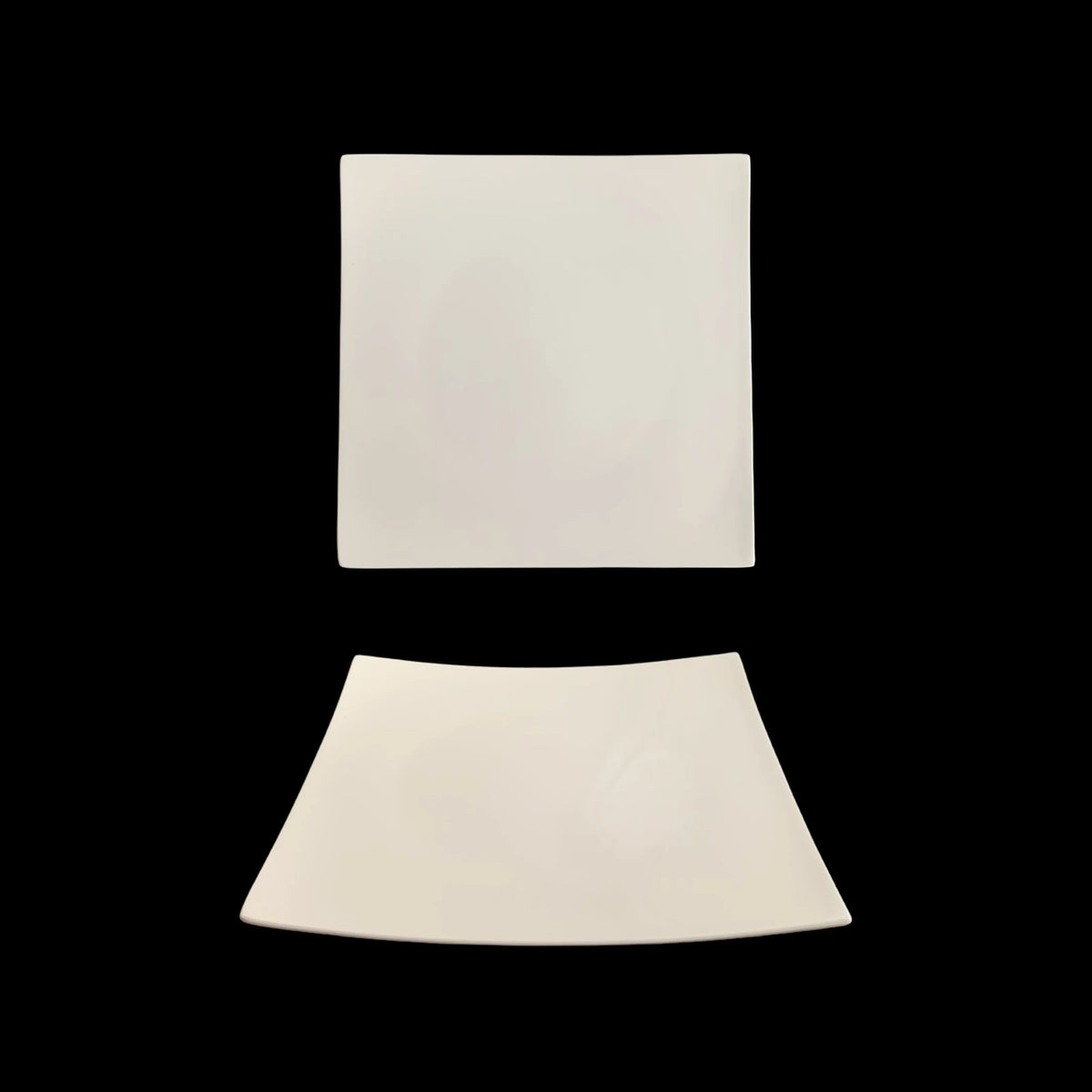 bulk 24 White New Bone China Square Side Plate 9in 22cm