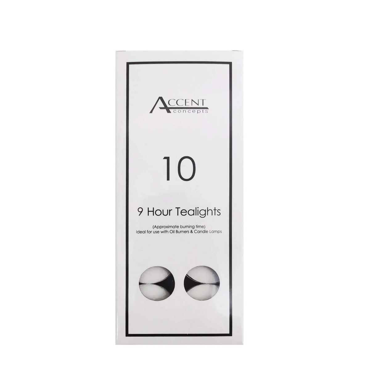 bulk 60 Accent 9 Hour Tealight 10 Pack