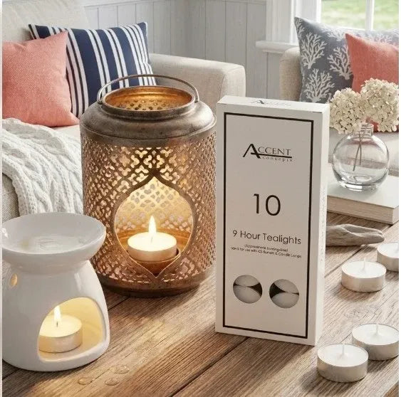 bulk 60 Accent 9 Hour Tealight 10 Pack