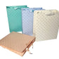 bulk 24 Xlarge Foil Dot Gift Bag 43cm