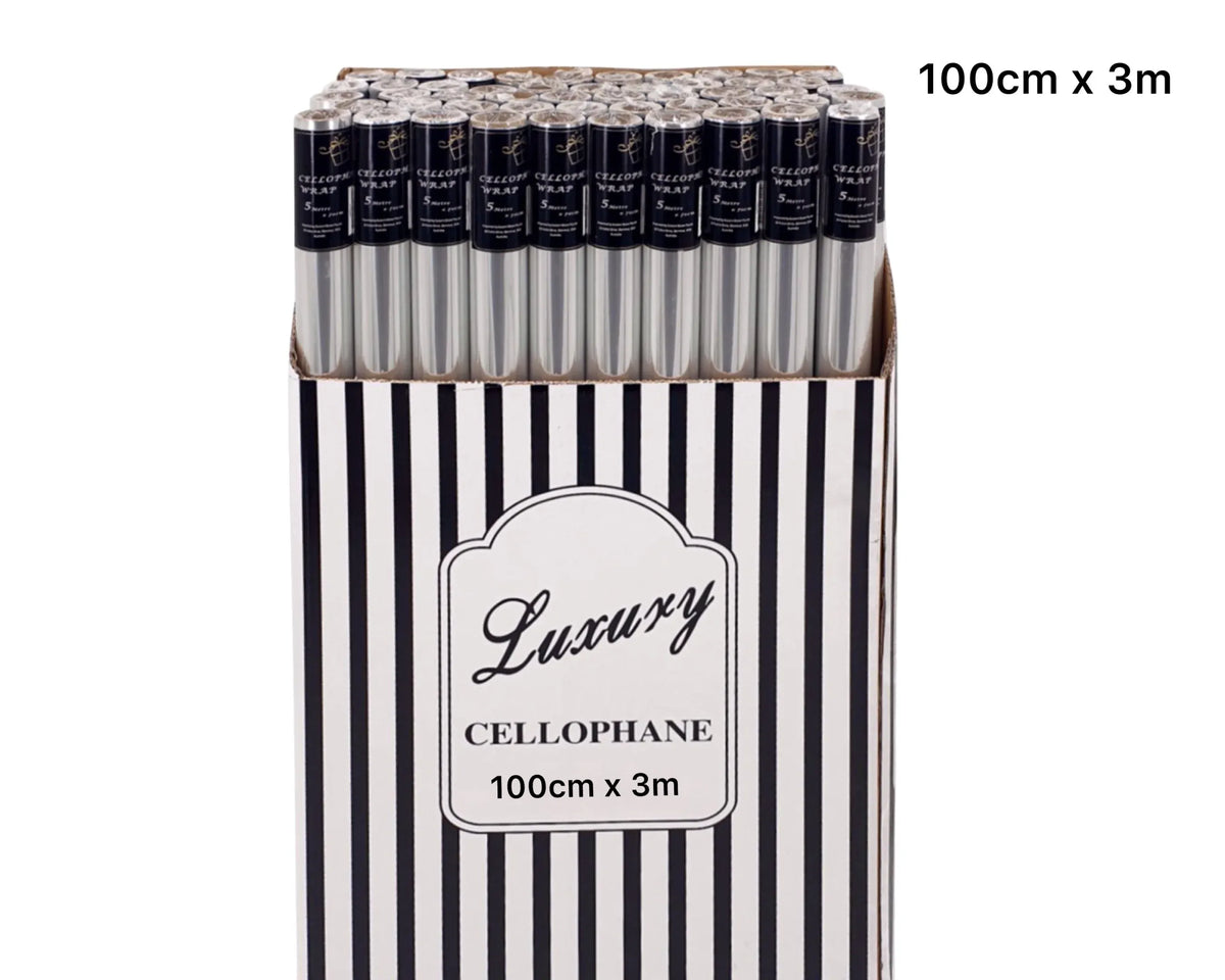 bulk 50 Cellophane 100cmx3m on 38mm Core