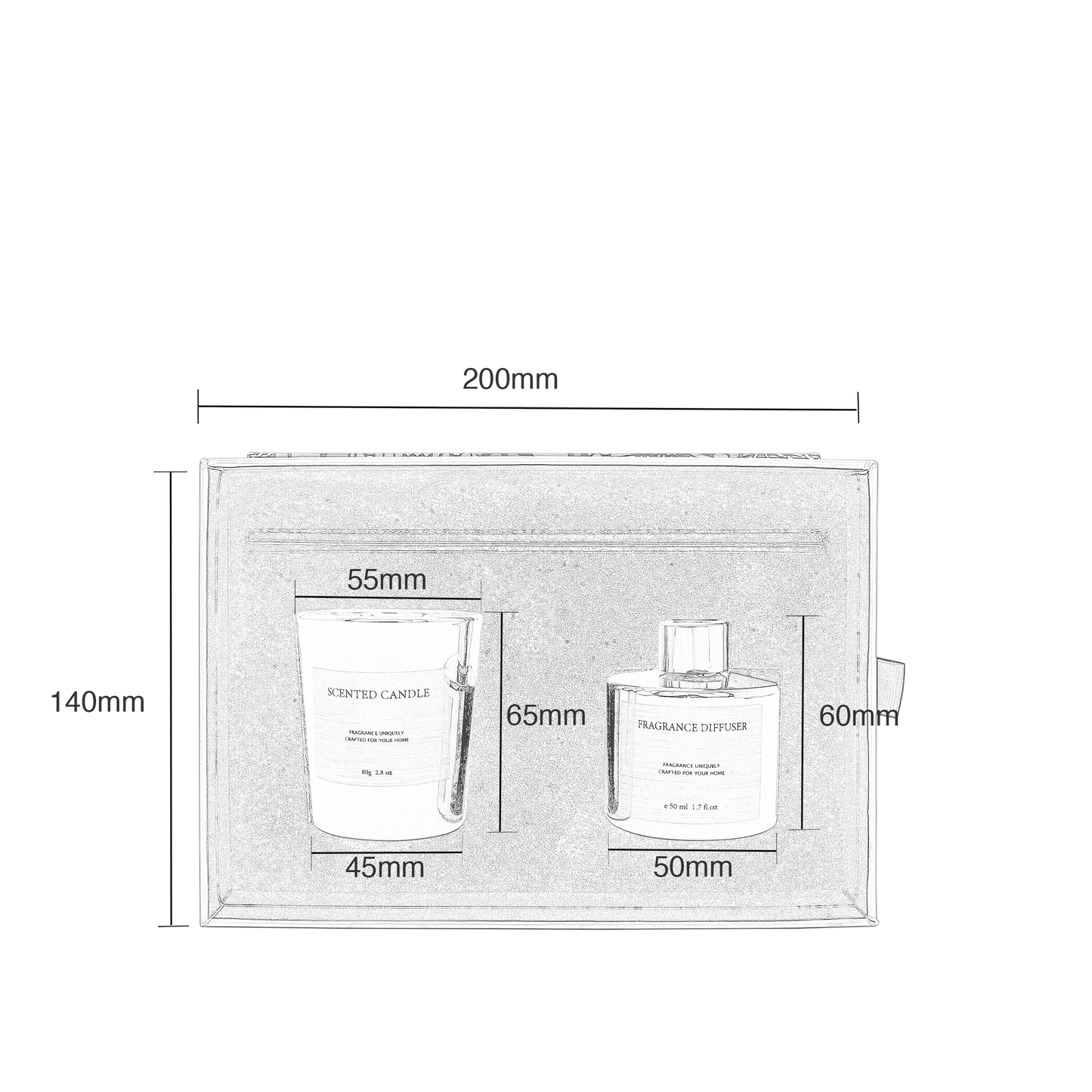 Candle & Diffuser Set Parthenon - Nordic Metasequoia