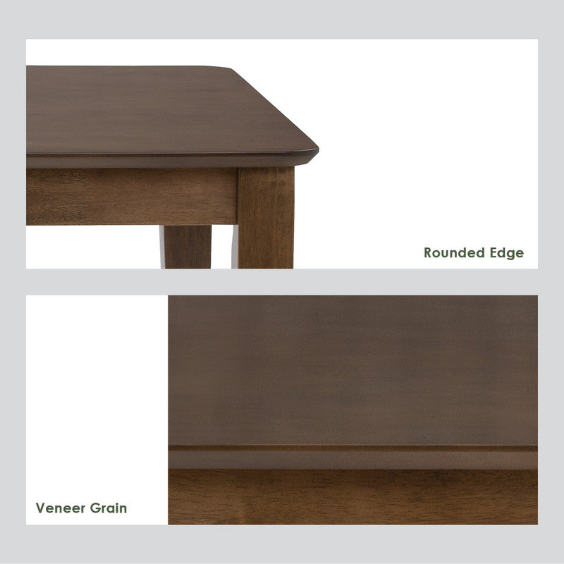 Dining Table Allergo Timber - 150cm - Cocoa