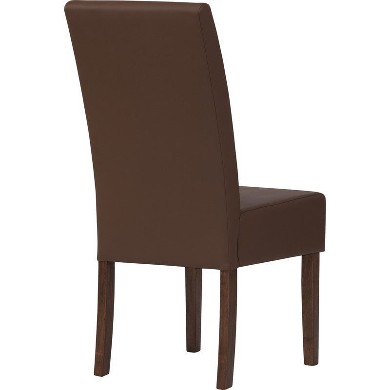 Dining Chair Mesi - Set of 2 - Cocoa Legs, Mocha Upholstery