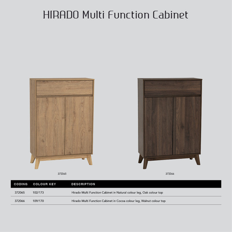 Hirado Sideboard Hallway Table & Shoe Cabinet - Natural