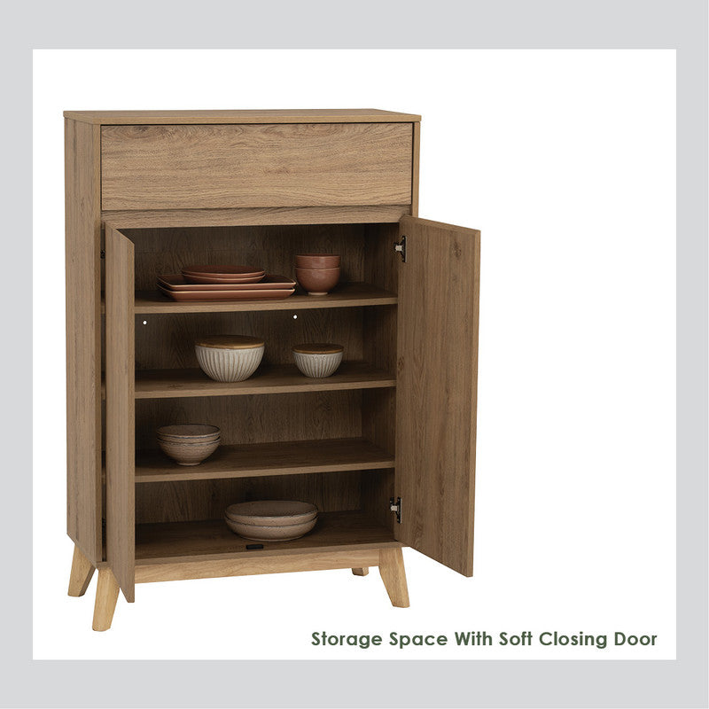 Hirado Sideboard Hallway Table & Shoe Cabinet - Natural