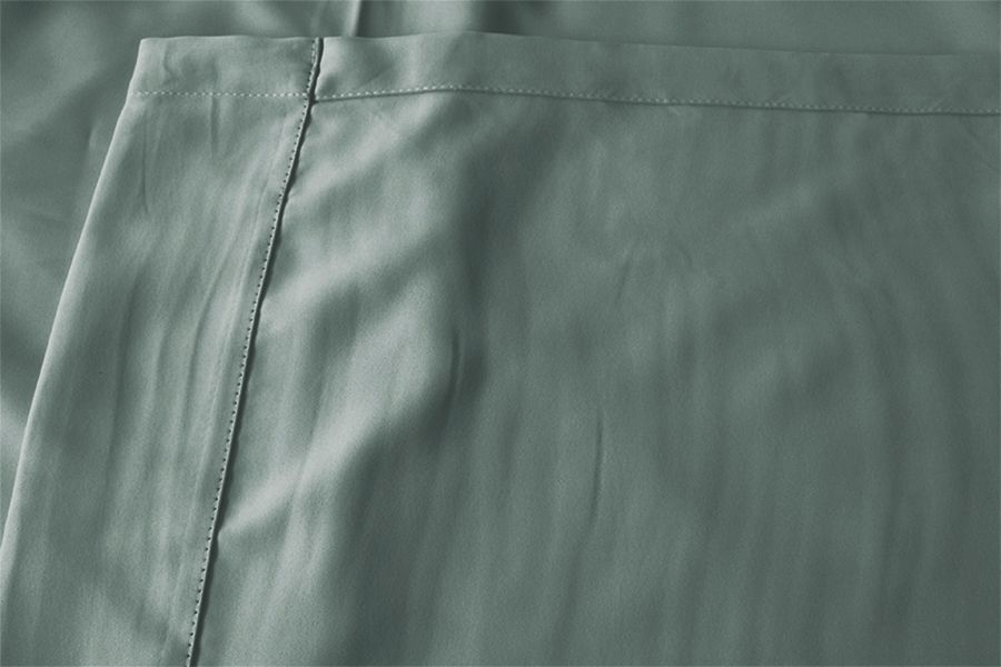 Blockout Curtain 270x230cm PINCH PLEAT+ Hooks High Level Fabric Grey Blue