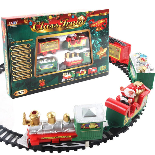 Realistic Christmas Electric Train Set