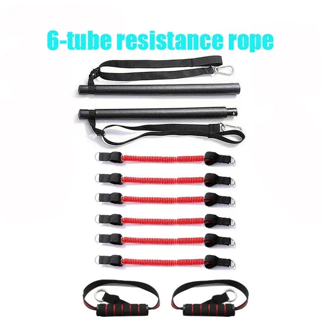 Yoga Resistance Bands Pilates Stick